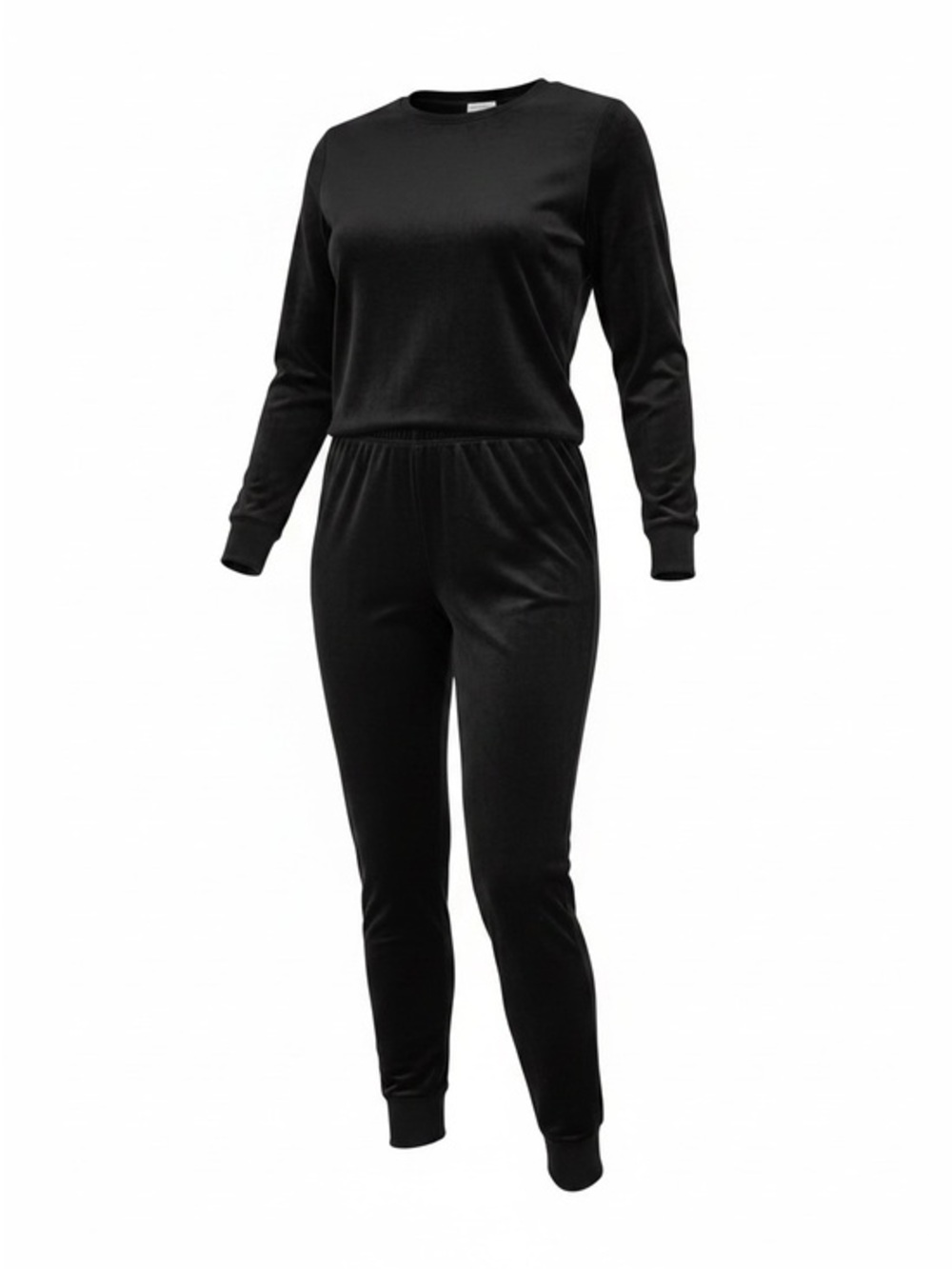 Wander Black Long Sleeve Jumpsuit
